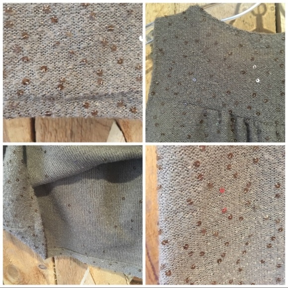 ASOS Beaded Collar Sequin Shirt Top by QED London - Picture 6 of 7